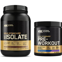 Optimum Nutrition Gold Standard Isolaat Eiwit & Pre-Workout Bundel