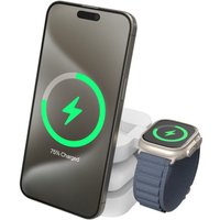 Hyper® Hyperjuice® Qi2 3-in-1 Magnetic Charging Stand - White