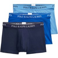Ralph Lauren Stretch Cotton Trunk 3-Pack - Navy/Saph Star/Blue