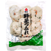 KIBUN Yasai Tsumire (Vegetable Fish Cake) 135g (Frozen)