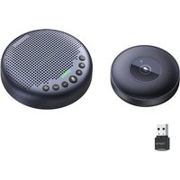 EMEET Bluetooth Conference Speaker Daisy Chain Set with 8 Microphones, 360° Voice Pickup, and AI Noise Reduction