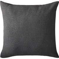 Deconovo faux linen cushion cover dark grey color 50*50cm 1pc