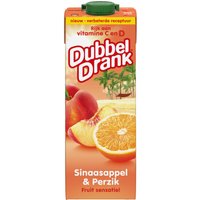 DubbelDrank Orange Peach Juice - 1 L