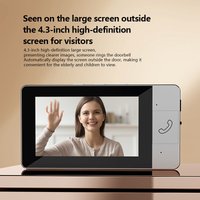 Verbex NT601A doorbell video doorbell smart doorbell monitoring home camera does not require wifi to receive and can be used with video recording and long battery life