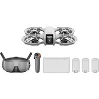 DJI Neo Motion Fly More Combo, minidrone met 4K UHD-camera voor volwassenen, 135 g zelfvliegende drone die je volgt, handstart, onderwerpvolging, QuickShots, met RC Motion 3 en 3 batterijen.