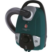 Hoover HE3 Bagged Cylinder Vacuum Cleaner - Compact NanoPack Storage, 3.5L Capacity, 360 Degree Manoeuvrability, HE310HM