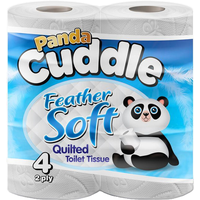 Panda Cuddle Toilet Tissue, Classic, 2-Ply, 40 Rolls