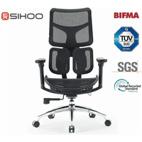 Sihoo Dora S100 Black Frame Black Mesh Ergonomic Office Chair