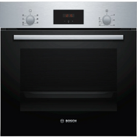 Bosch HBF133BR0 elektrische inbouwoven - inhoud 66 l - 5 kookprogramma's - ecoClean zelfreiniging - snel voorverwarmen - roestvrij staal/zwart