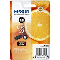 Epson Oranges enkelverpakking fotozwart 33 Claria Premium-inkt