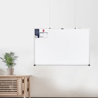 Deli whiteboard 1500 x 900 mm voor de vergaderkamer en het kantoor - wit, 1-pack