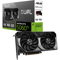 ASUS DUAL RTX 5060 Ti O8G, PCIe 16, 8 GB GDDR7