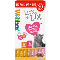 Webbox Lick-e-Lix Smooth Yummy Snack 20 x 15g (300g)