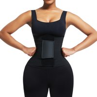 Feelingirl Triple Wrap Tummy Firm Control Waist Trainer Workout Fitness Sports Protection S Black, Couple Gift Perfect Gift