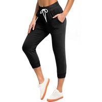 SPECIAL MAGIC Womens Capri Pants 0005 Black2XL