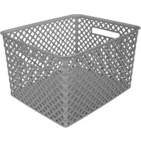 5five Folky Opbergmand - Grijs, 19L
