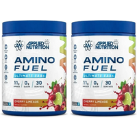 Applied Nutrition Amino Fuel EAA + BCAA + Glutamine Recovery Powder Cherry Limeade Flavour - 390g (2 Packs)