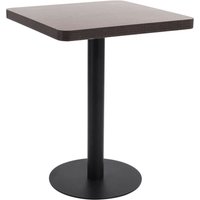 vidaXL Bistrotafel - MDF, Donkerbruin, 60 x 60 cm