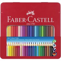 Faber-Castell Grip 2001 kleurpotloden set - 24 stuks, assortiment kleuren
