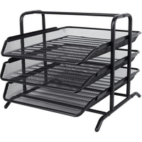 Senhoglb 3 Tier A4 Mesh in Tray,Black, New Year Sale , Top gift picks