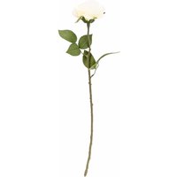Candlelight Artificial Rose Flower Stem Cream 54cm