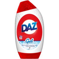 Daz Liquid Laundry Detergent Gel, Whites And Colours, 25 Washes, 875ml