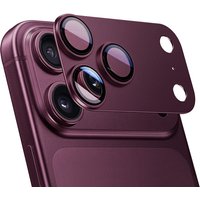 IM-CHEN iPhone 18Promax Camera Lens Protector, High Transmittance Alloy, Anti-Fall,Burgundy, 1 Piece