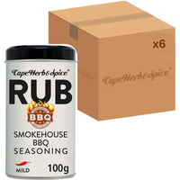 Cape Herb & Spice Smokehouse BBQ-rub 100 g x 6