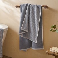 Yard Bath Towel Hebden Waffle Denim Blue 70x130cm