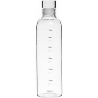 BJ 500ml Borosilicate Glass Travel Mug with Time Scale