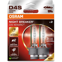 OSRAM XENARC NIGHT BREAKER 220, D4S, +220% meer licht, Xenon koplamp, 66440XN2-2HB, 2 lampen