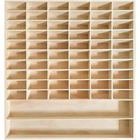 CHZIMADE 1PC For Model Car Diecast Matchbox Display Wooden Car Model Toy Storage Rack 62 Grid