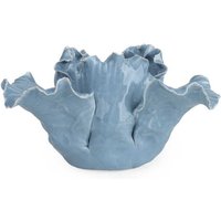 Candlelight Candle Holder Tealight Iris Ceramic Blue