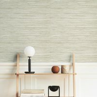 Murgall Woven Grass Peel and Stick Wallpaper Yellow 44x305cm 1 Roll