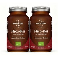 HIFAS da TERRA Mico-Rei Organic Reishi Immune Support Capsules - 70 Capsules (2 Packs)