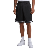 Stripes Mesh Shorts Zwart Zwart Wit L