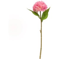 Candlelight Artificial Chrysanthemum Flower Stem Pink 42cm