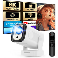 【Football World Cup|TV Replacement】MAGCUBIC HY310 Auto Focus Android 14 Projector 4K Native 1080P 330ANSI Dual WiFi with Air Mouse Voice Assistant Built-in Speaker