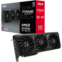 ASUS Prime Radeon RX 9070 OC Edition 16 GB GDDR6 gamingvideokaart (AMD Radeon RX 9070, PCIe 5.0, 1x HDMI 2.1b, 3x DisplayPort 2.1 a, 2,5-slot ontwerp, PRIME-RX9070-O16G)