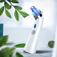 Vacuüm mee-eterverwijderaar, elektrische poriënreiniger met 5 instelbare zuigkrachtniveaus, via USB oplaadbaar acne- en comedonenextractor-instrument met 4 vervangbare opzetstukken en led-display voor mannen en vrouwen