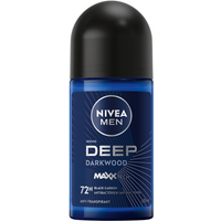 NIVEA MEN Deep Anti-Transpirant Deo Roller Dark Wood - 72 uur Bescherming - Deodorant - 50 ml
