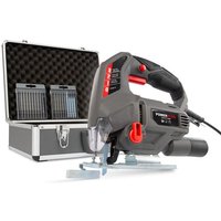 POWERPLUS 710 W Decoupeerzaag POWESET3 met 20 Accessoires, 6 Snelheidsinstellingen, Stofafzuiging