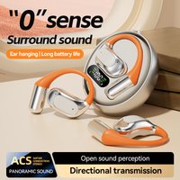 VoxorAI M113 Beige AI translator headset supports real-time translation in 150 languages and is suitable for study, travel, and business.