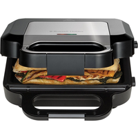 Russell Hobbs Creations 3-in-1 Tosti-, Wafel- & Grillapparaat – Vaatwasserbestendige Platen, Antiaanbaklaag, Extra Diep – Zwart (26810-56)