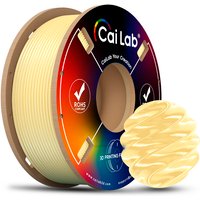 CAILAB PLA Silk 3D-printer Filament, Effen kleur - Crèmegeel