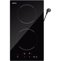 Ciarra 3000 W ingebouwde 2-pits inductiekookplaat met 9 vermogensniveaus, touchbediening, timer en veiligheidsfuncties, CRGDBIH2