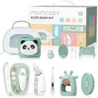 Momcozy premium babyverzorgingsset, inclusief elektrische nagelvijl, neuszuiger, verwarmingswikkel, babythermometer en meer