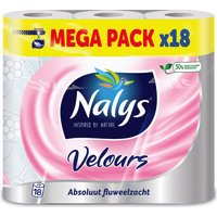 Nalys Velours 3 laags 18 rol in wazig poly (50% gerecycleerd)