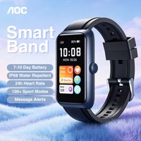 AOC New T11 Smartwatch, 1.47-inch IPS HD Display, Bluetooth 5.3, 24-Hour Heart Rate Monitoring, 100+ Exercise Modes, IP68 Water Resistance, Extended Standby, Real-Time Message Notifications, Compatible with iOS/Android