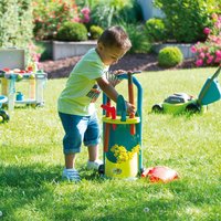 Ecoffier Plastic Garden Tool Trolley with Accessories